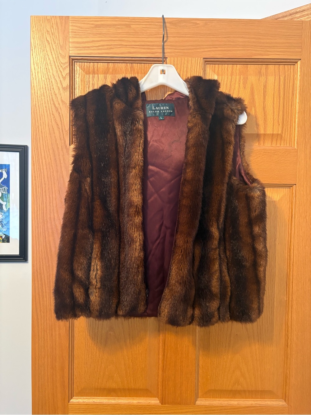 Lauren Ralph Lauren Faux Fur Vest